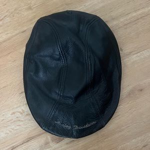 Harley Davidson leather cap
